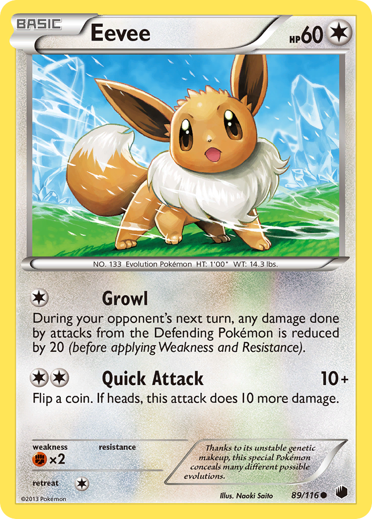 Plasma Freeze Eevee #89/116